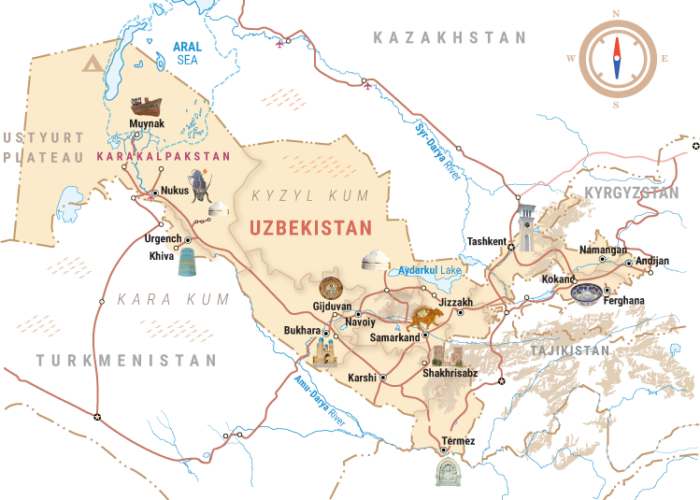 uzbekistan-travel-map